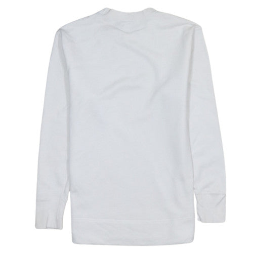 Champion Men's White Crew Neck Sweatshirt CWS Logo Size One Size