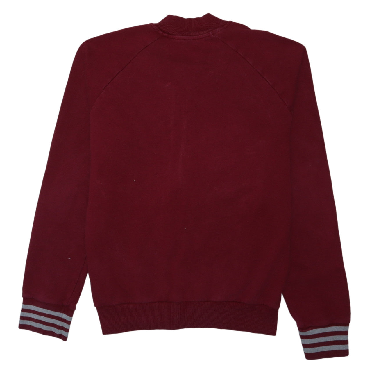 Adidas Men’s Red Full Zip Graphic Sweatshirt L Regular Fit