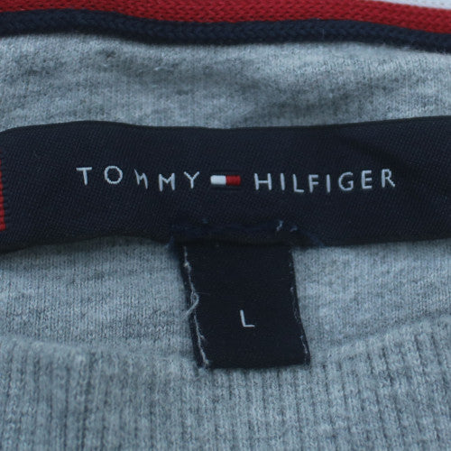 Tommy Hilfiger Men's Grey Crew Neck Cotton Sweatshirt L
