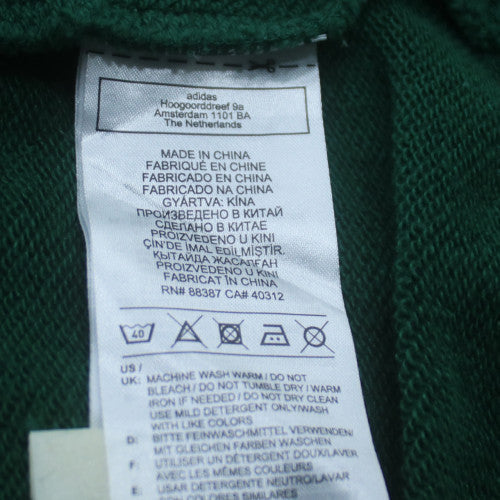 Adidas Men Green Hoodie Small Pullover Celtic Football Graphic
