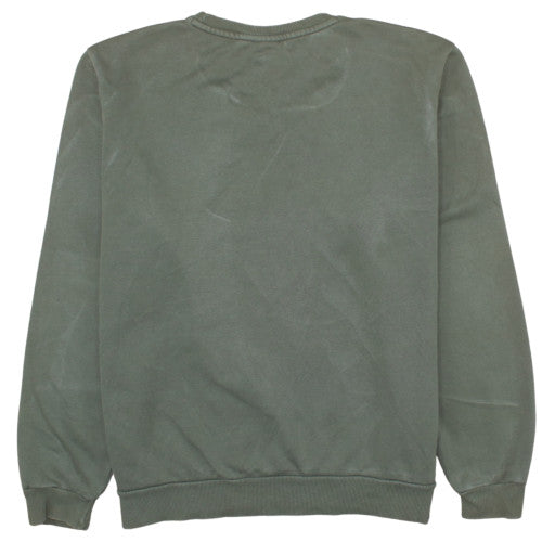 Puma Men’s Green XL Crew Neck Pullover Logo Sweatshirt