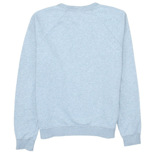 Nike Womens Grey Crew Neck Pullover Sweatshirt Size 12 M