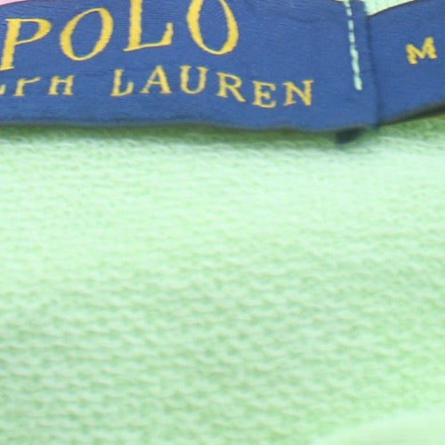 Polo Ralph Lauren Men's Green Cotton Pullover Sweatshirt M
