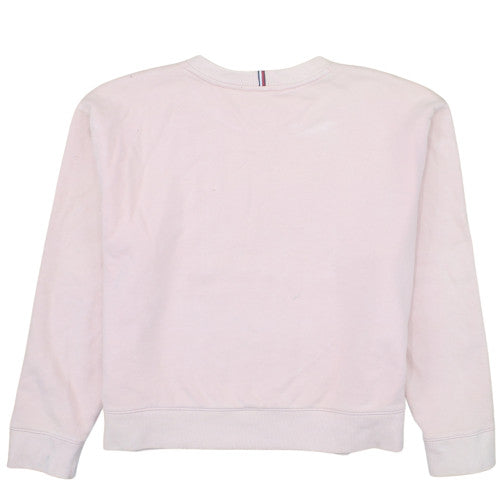 Tommy Hilfiger Women Pink Crew Neck Pullover Sweatshirt M
