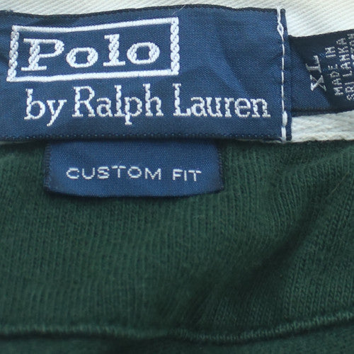 Polo Ralph Lauren Men's Green XL Rugby Sweatshirt Custom Fit