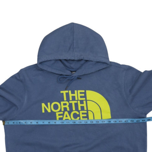 The North Face Mens Blue Logo Pullover Hoodie Size L