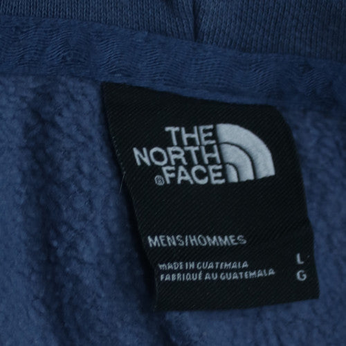 The North Face Mens Blue Logo Pullover Hoodie Size L