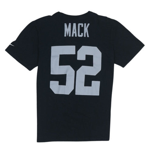 Nike Men’s Black Raiders 52 Athletic Fit Graphic T-Shirt M