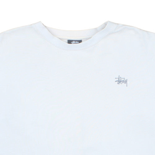 Stussy Women White Crew Neck Pullover Sweatshirt Size 10