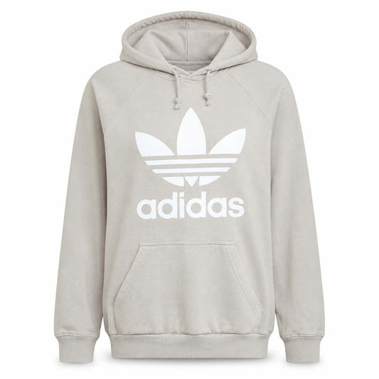 Adidas Womens Beige Pullover Hoodie Small Hooded Sweatshirt