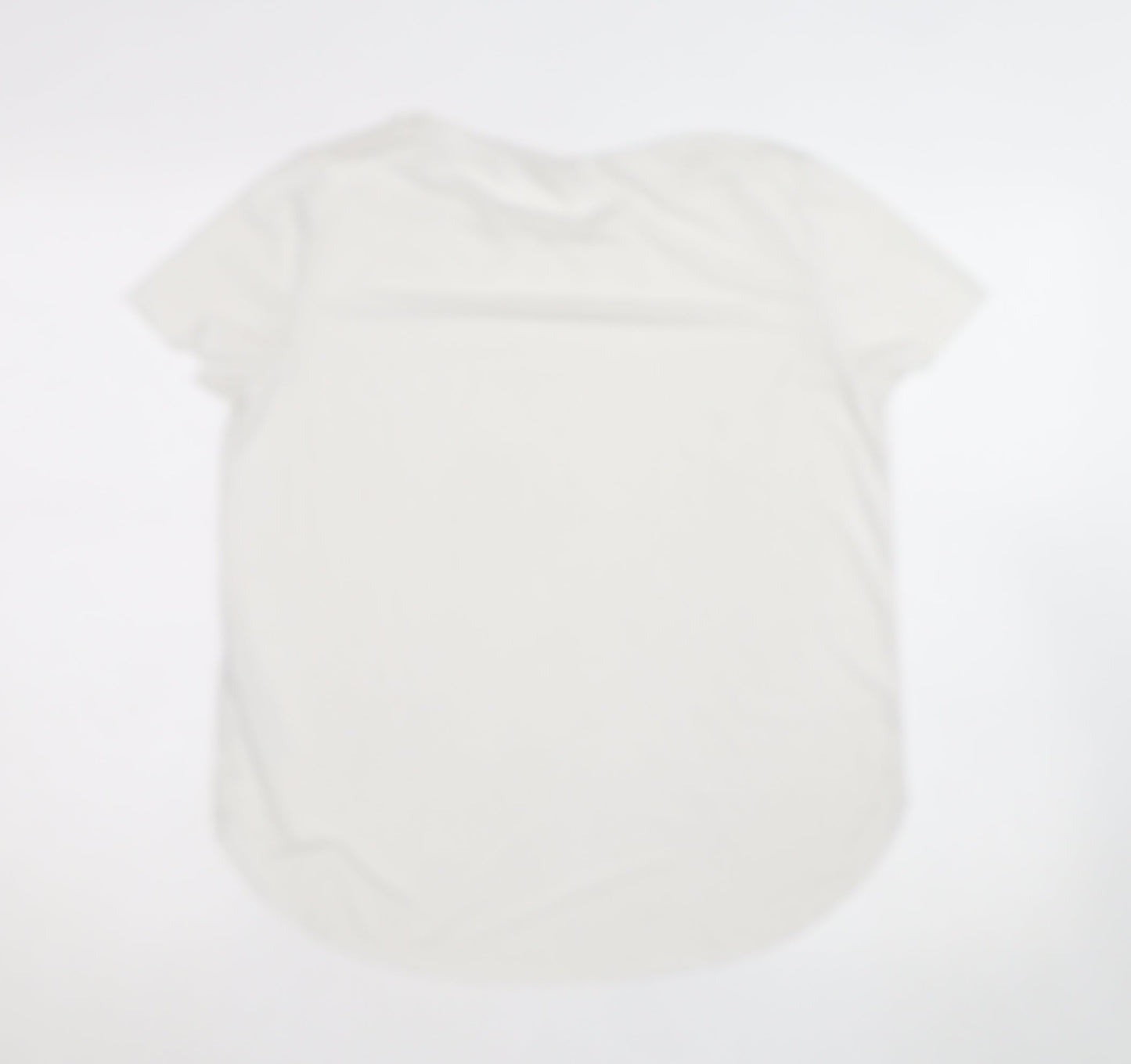 Oysho Womens White Slim Fit Short Sleeve Active T-Shirt Size S
