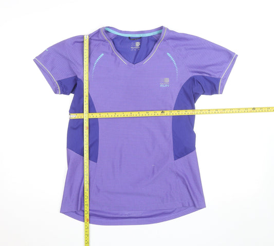 Karrimor Women’s Purple V-Neck Short Sleeve Running Top Size 12