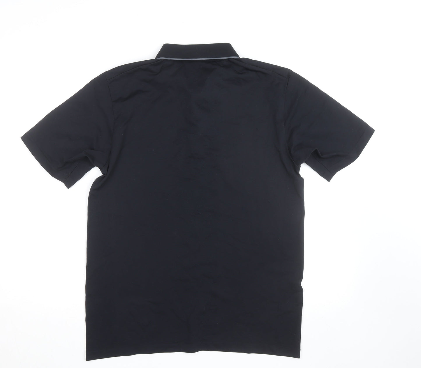 Uniqlo Men’s Black Polo Shirt M Moisture Wicking Quick Dry Top