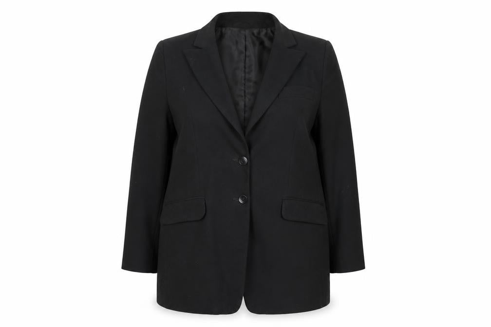 St Bernard Classics Collection Women's Black Size 14 Blazer Coat
