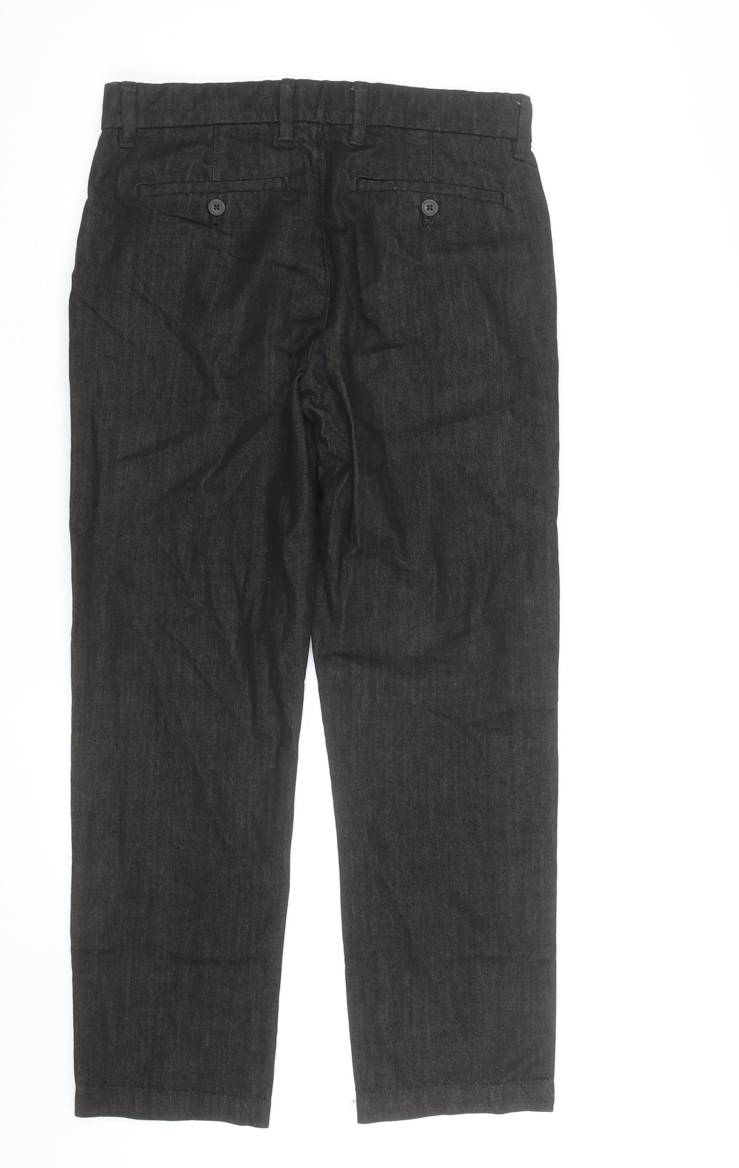 Marks and Spencer Men's Black Straight Fit Jeans W30 L29