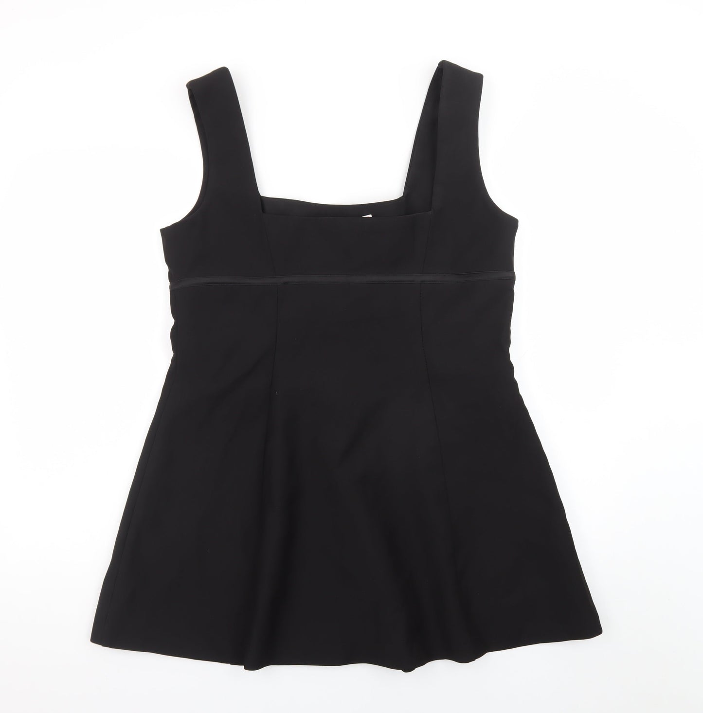 PrettyLittleThing Women’s Black A-Line Sleeveless Bow Dress Size 16