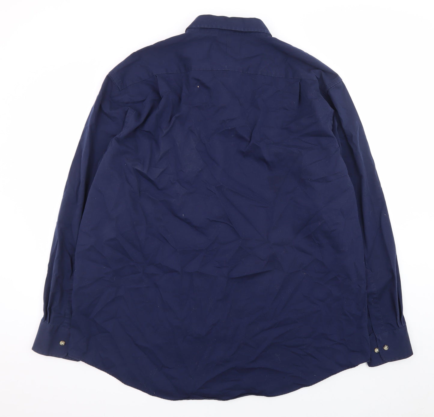 Charles Tyrwhitt Men's Blue XXL Classic Fit Non-Iron Dress Shirt