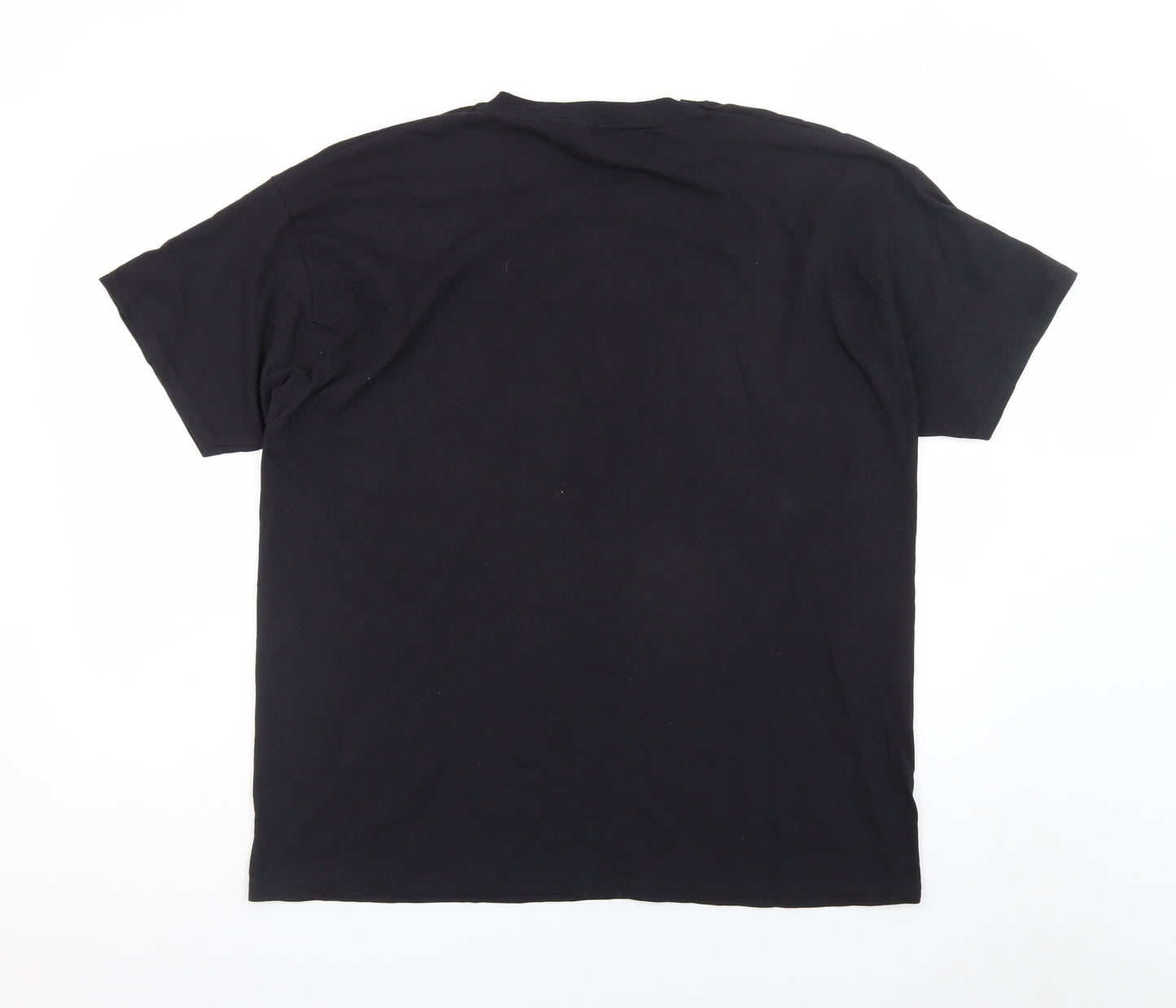Fruit of the Loom Men's Black XL Christmas Funny Graphic T-Shirt