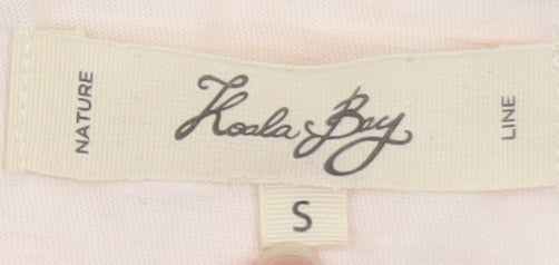 Koala Bay Womens Pink Butterfly Print Cotton Tank Top S