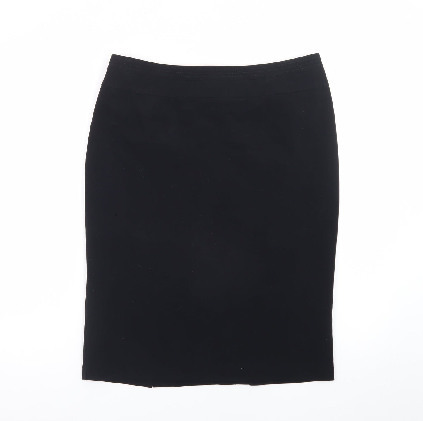 Marks and Spencer Women's Black Size 14 Pencil Skirt Knee Length