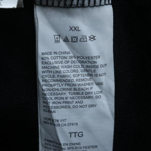 Nautica Men's Black Classic Fit Polo Shirt XXL Cotton Blend