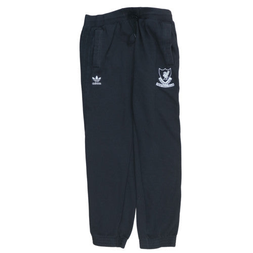Adidas Men’s Black Jogger Sweatpants L Liverpool FC Logo Tapered Fit