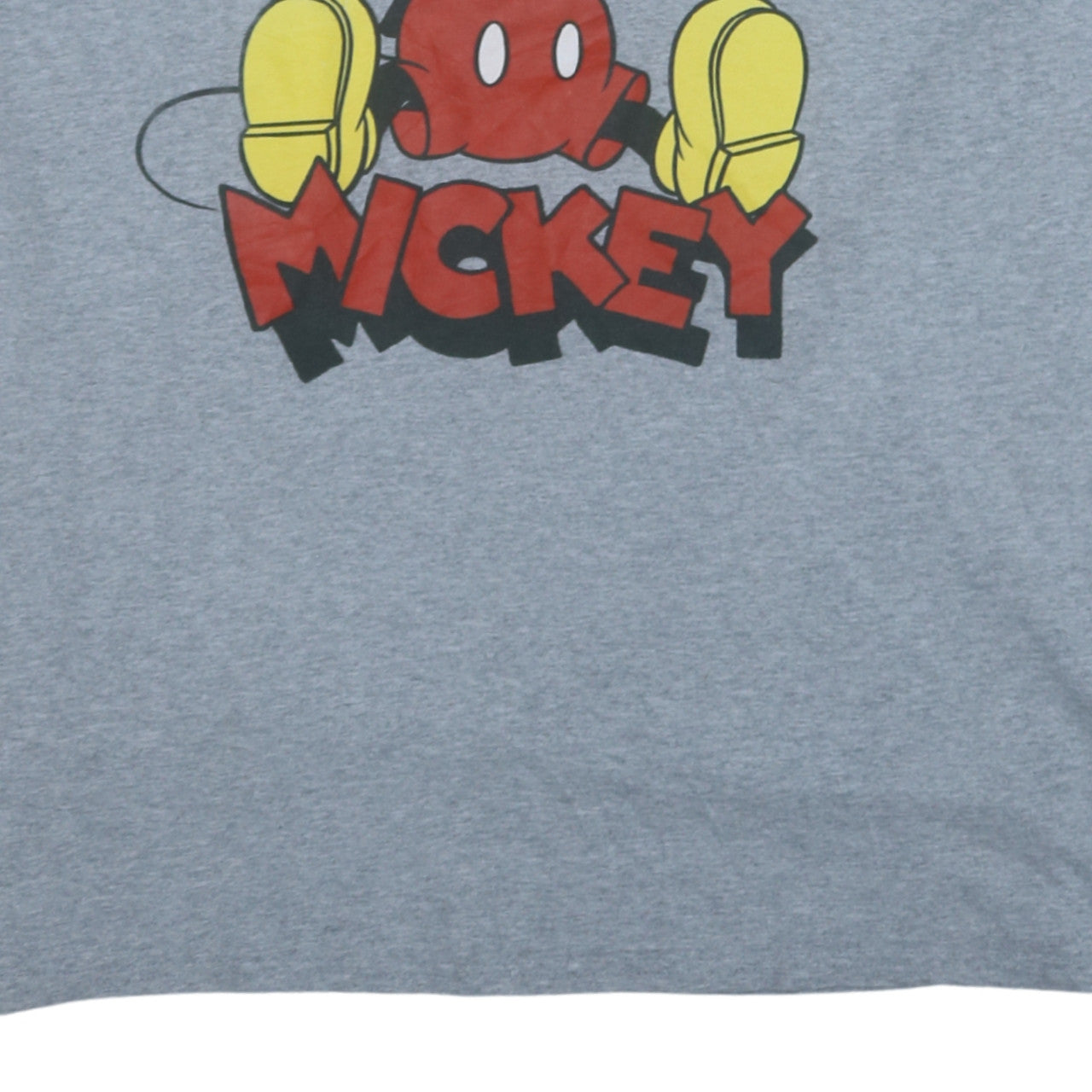 Disney Women’s Grey Mickey Mouse 3XL Cotton Blend T-Shirt