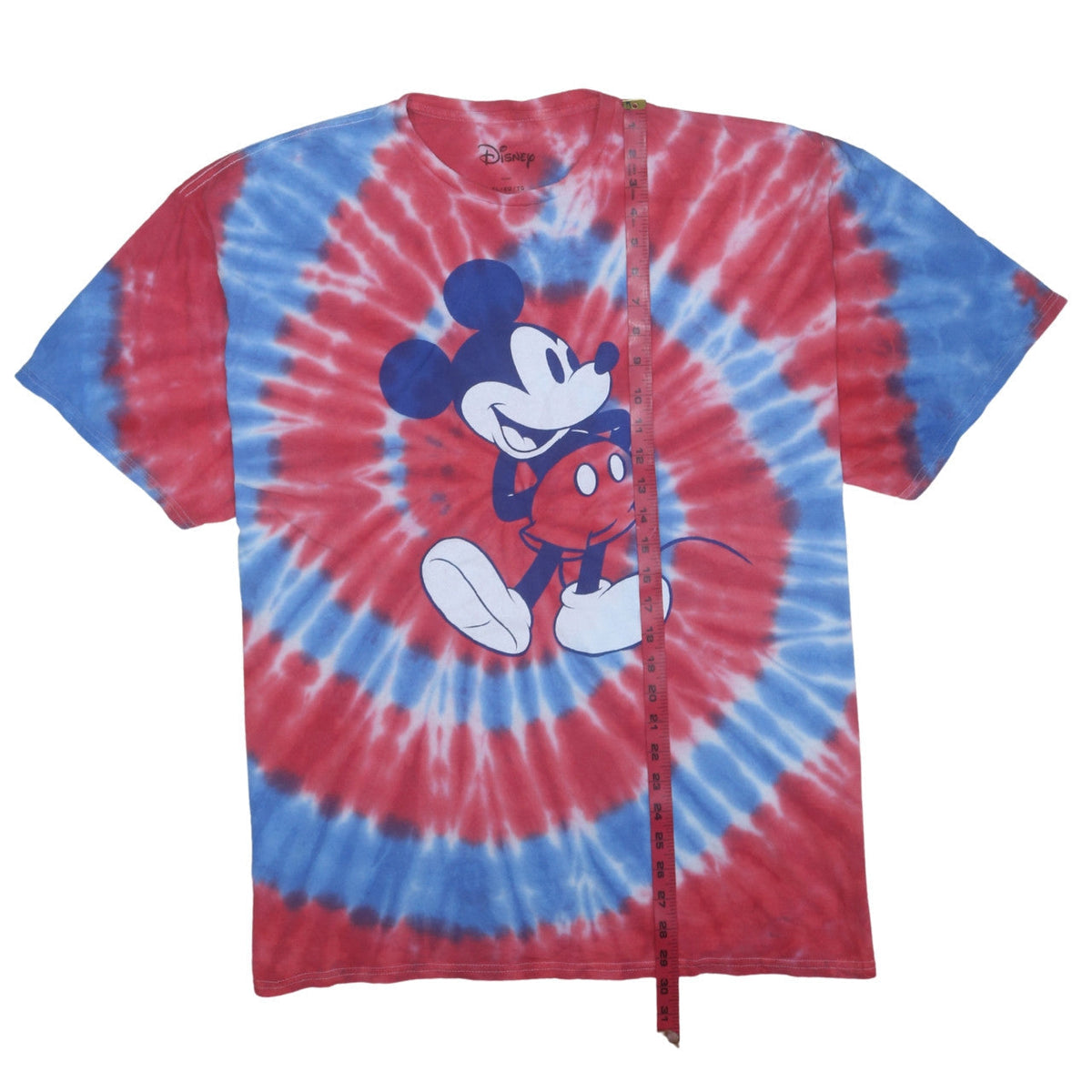 Disney Womens Multicoloured XL Tie-Dye Mickey Mouse T-Shirt