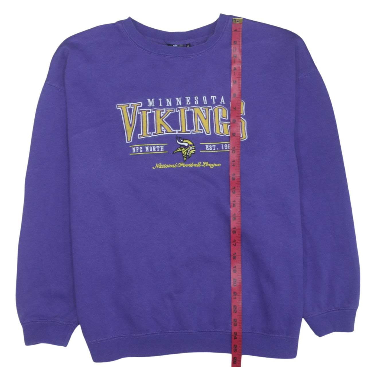 NFL Team Apparel Women's Purple Minnesota Vikings Sweatshirt Medium