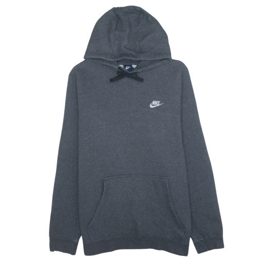 Nike Men's Grey Pullover Hoodie L Warm Fleece Regular Fit