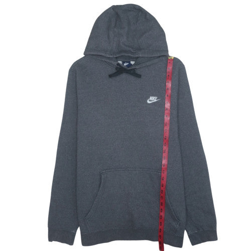 Nike Men's Grey Pullover Hoodie L Warm Fleece Regular Fit