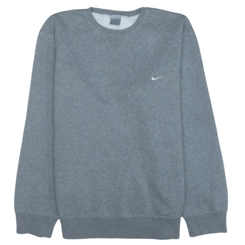 Nike Men's Grey XL Pullover Crew Neck Fleece Sweatshirt