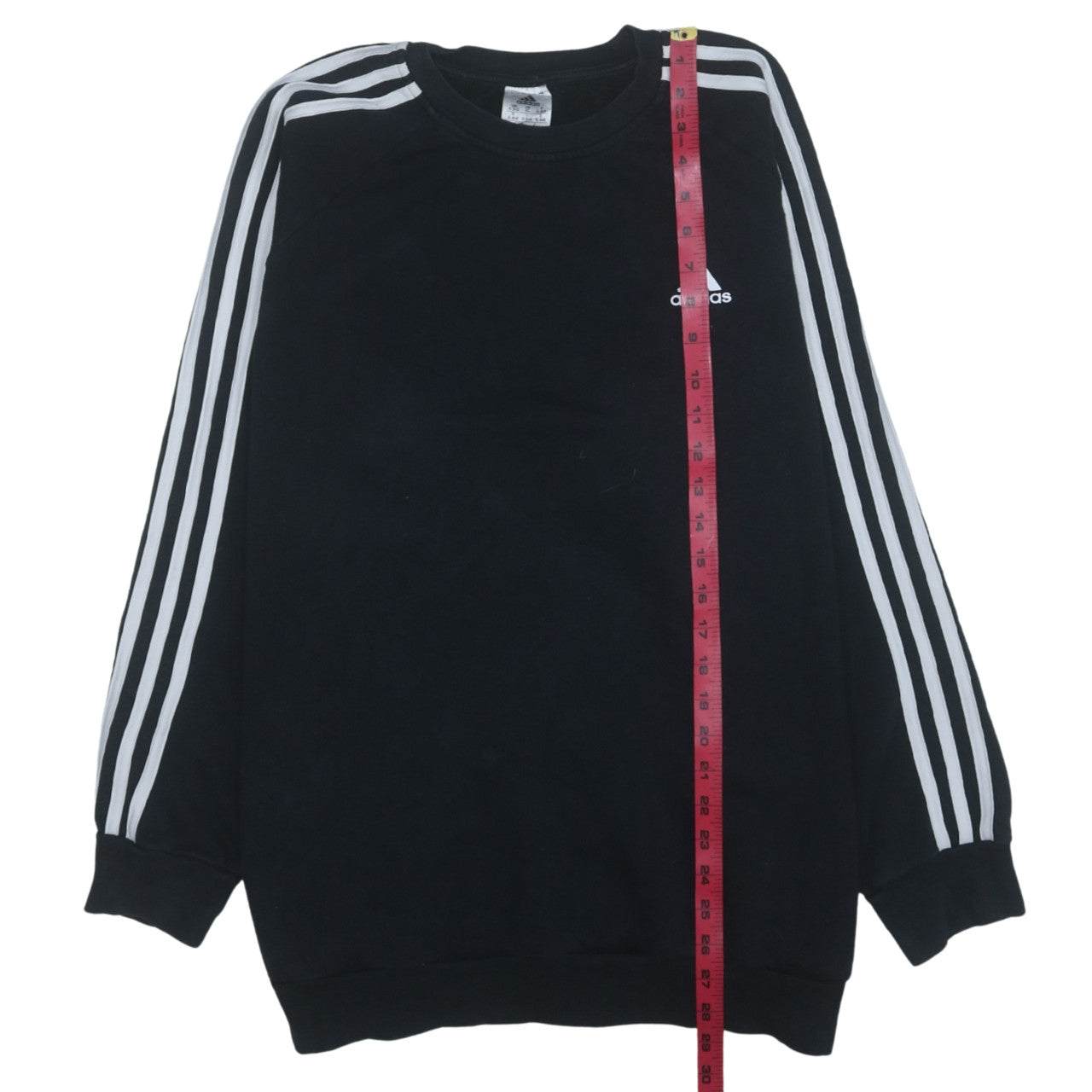 Adidas Women Black Crew Neck Pullover Sweatshirt XL 20-22