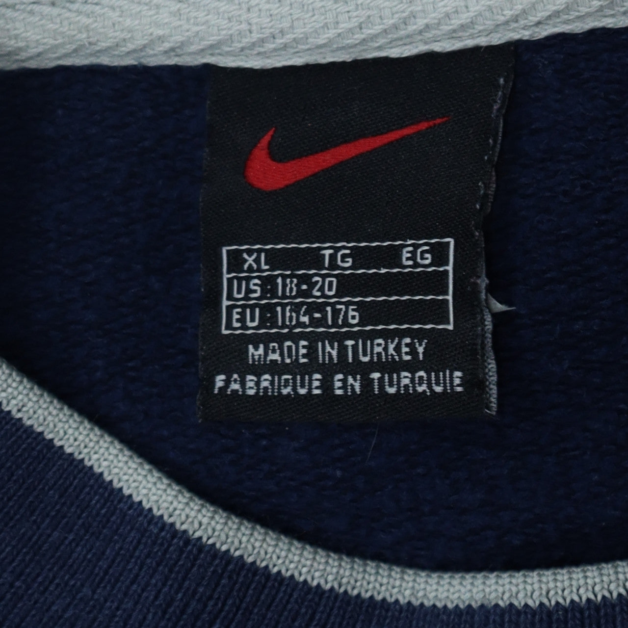 Nike Women’s Blue Crew Neck Pullover Sweatshirt XL Classic Fit
