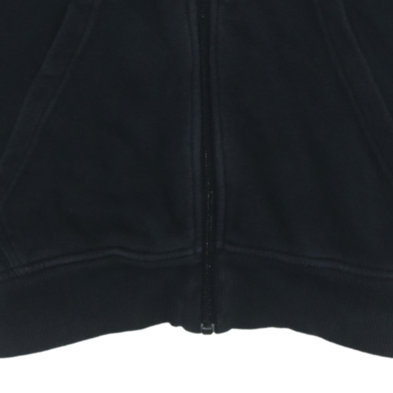 Adidas Men's Black Full Zip Hoodie Medium Regular Fit