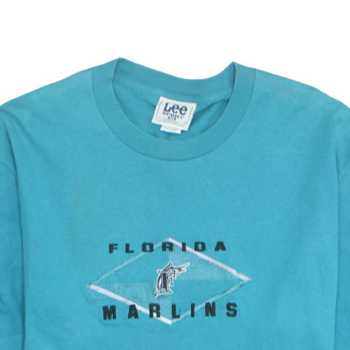 Lee Sport Men's Blue Florida Marlins Classic Cotton T-Shirt XL