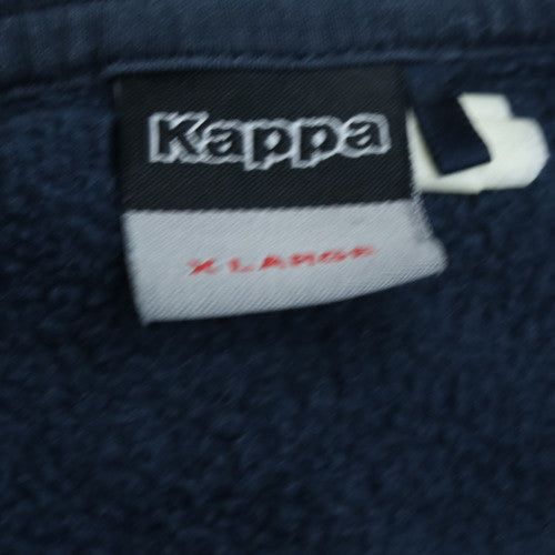 Kappa Men's Blue XL Pullover Sweatshirt Sports Logo Crew Neck