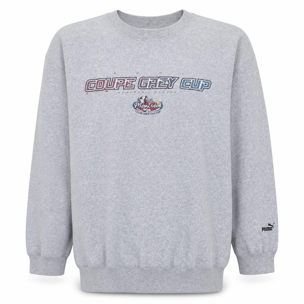 Puma Men's Grey Coupe Grey Cup Montreal 2001 XL Sweatshirt