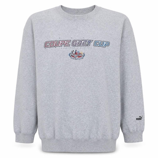 Puma Men's Grey Coupe Grey Cup Montreal 2001 XL Sweatshirt