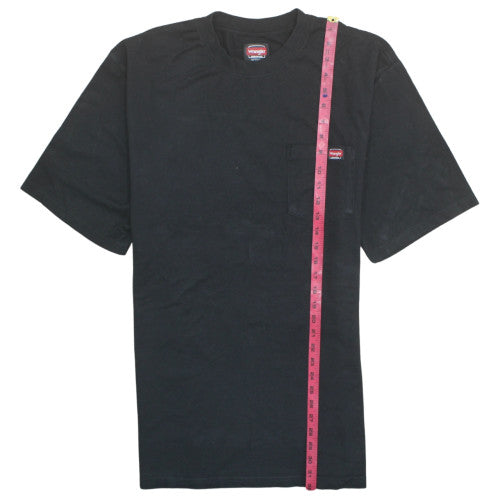Wrangler Workwear Men's Black XLT Crew Neck Cotton T-Shirt