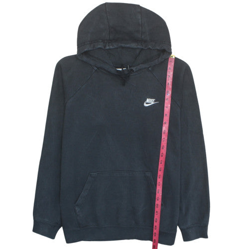 Nike Women's Black Pullover Hoodie XL with Logo Detail