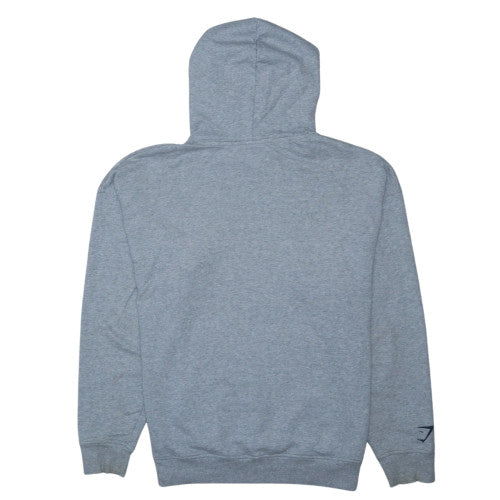 Gymshark Men's Grey Pullover Hoodie M Sports Training Sweatshirt
