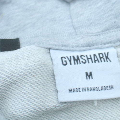 Gymshark Men's Grey Pullover Hoodie M Sports Training Sweatshirt