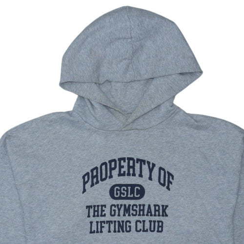 Gymshark Men's Grey Pullover Hoodie M Sports Training Sweatshirt