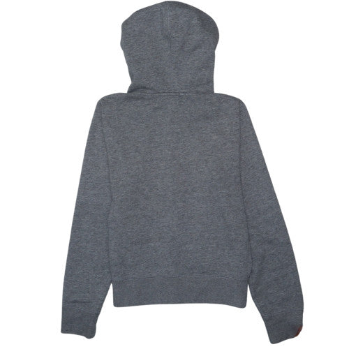 Polo Ralph Lauren Women Grey Full Zip Hoodie Size M Cotton Blend