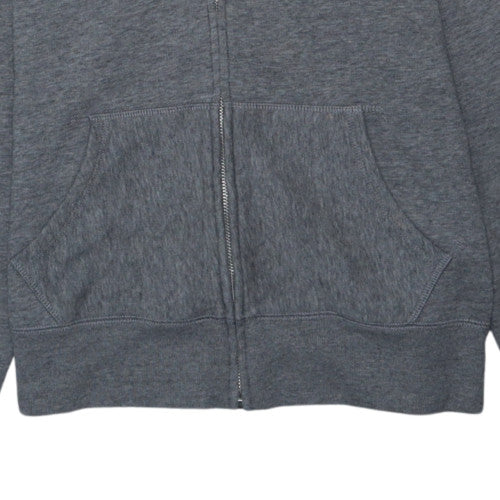 Polo Ralph Lauren Women Grey Full Zip Hoodie Size M Cotton Blend