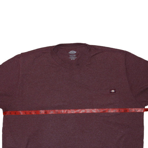 Dickies Men's Brown 2XLT Crew Neck Short Sleeve Jersey T-Shirt