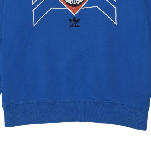 Adidas Men Blue Star Wars Pullover Sweatshirt XL Crew Neck