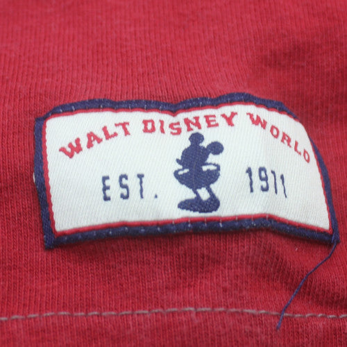 Additional view of Walt Disney World Women’s Grey Red Raglan Mickey T-Shirt XL