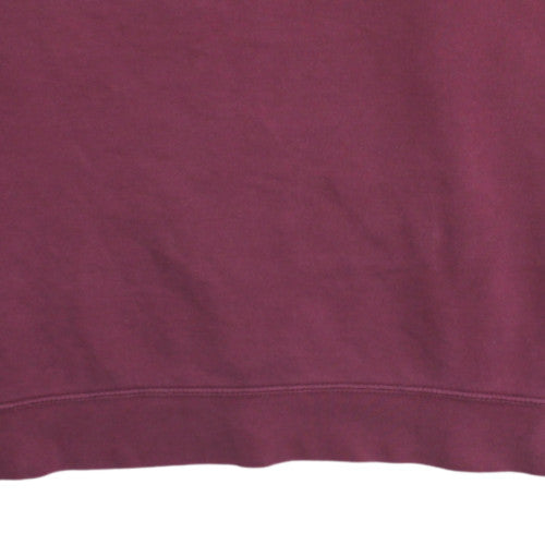 Nike Womens Burgundy Crew Neck Sweatshirt XXL Cotton Blend Casual
